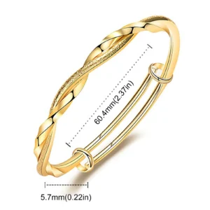 Charming Twisted Braided Bracelet for Women – Fashion Jewelry Gift