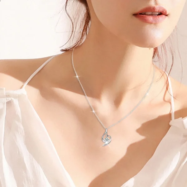 Minimalist Birthstone Necklace for Women – Elegant Collarbone Chain Jewelry Gift - Image 4