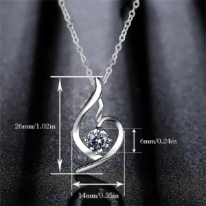 Minimalist Birthstone Necklace for Women – Elegant Collarbone Chain Jewelry Gift